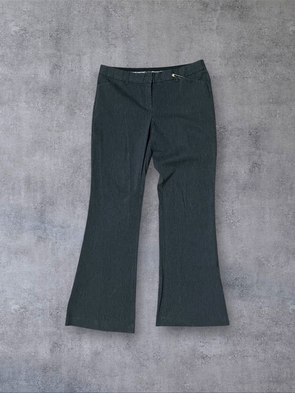 Vintage y2k 2000s / 2010s Gray Express Sz 10/L Low Rise Office Siren Trousers